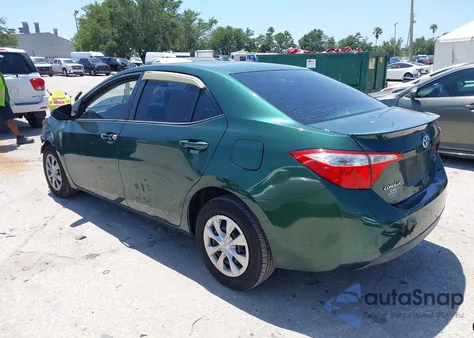 2016 Toyota Corolla Le Eco z USA, uszkodzony, nr VIN 2T1BPRHEXGC568815